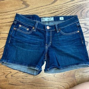 The Buckle BKE Denim Jean Shorts 28 Sabrina Zipper Womens